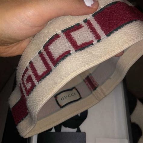 gucci cotton headband replica|gucci headband on celebrities.